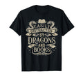 Easily Distracted Dragons And Books T-Shirt - Streetwear Style for Adults - T-Shirt, Sweatshirt, Hoodie