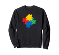 Autism Awareness Puzzle Therapist Sweatshirt - Trendy Graphic Men Women - T-Shirt, Sweatshirt, Hoodie