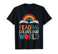 Reading Colors Our World Book Lover T-Shirt - Novelty Apparel for Adults - T-Shirt, Sweatshirt, Hoodie