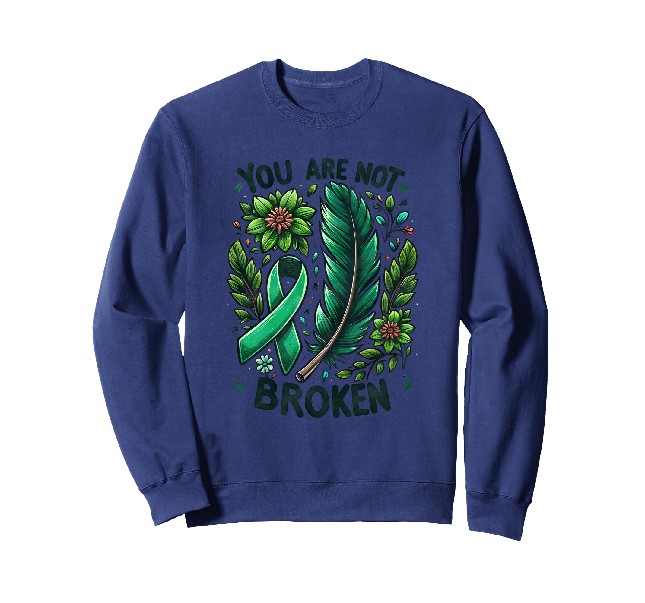 Mental Health Awareness End Sweatshirt - Casual Everyday Wear Unisex - T-Shirt, Sweatshirt, Hoodie
