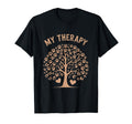 Dogs Are My Therapy Dogs Tree T-Shirt - Minimalist Print Unisex - T-Shirt, Sweatshirt, Hoodie