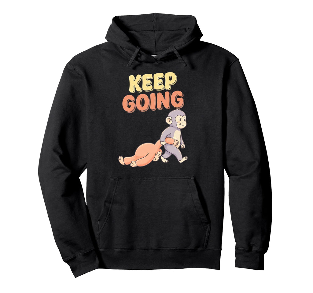 Kawaii Japanese Macaque Monkey Hoodie - Casual Everyday Wear Men Women - T-Shirt, Sweatshirt, Hoodie