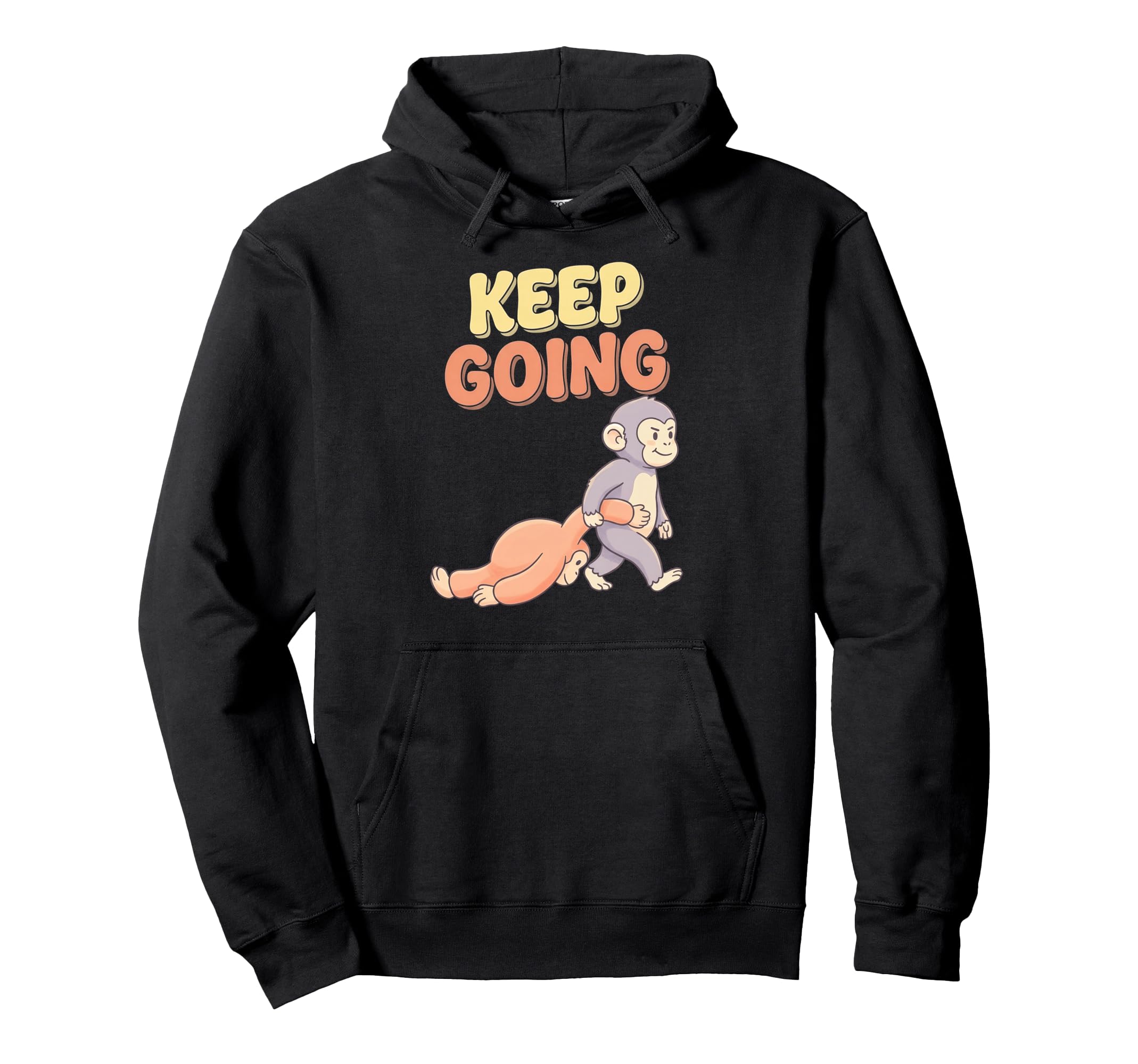 Kawaii Japanese Macaque Monkey Hoodie - Casual Everyday Wear Men Women - T-Shirt, Sweatshirt, Hoodie