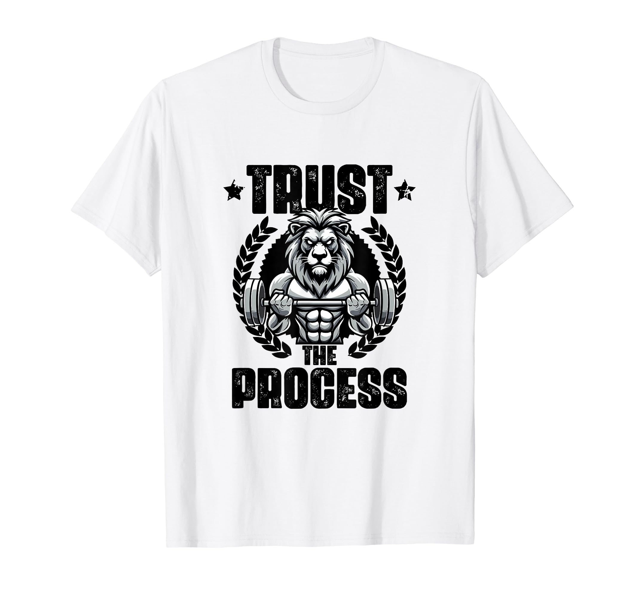 Trust Process Weightlift Workouts Gym T-Shirt - Fun Novelty Design Unisex - T-Shirt, Sweatshirt, Hoodie