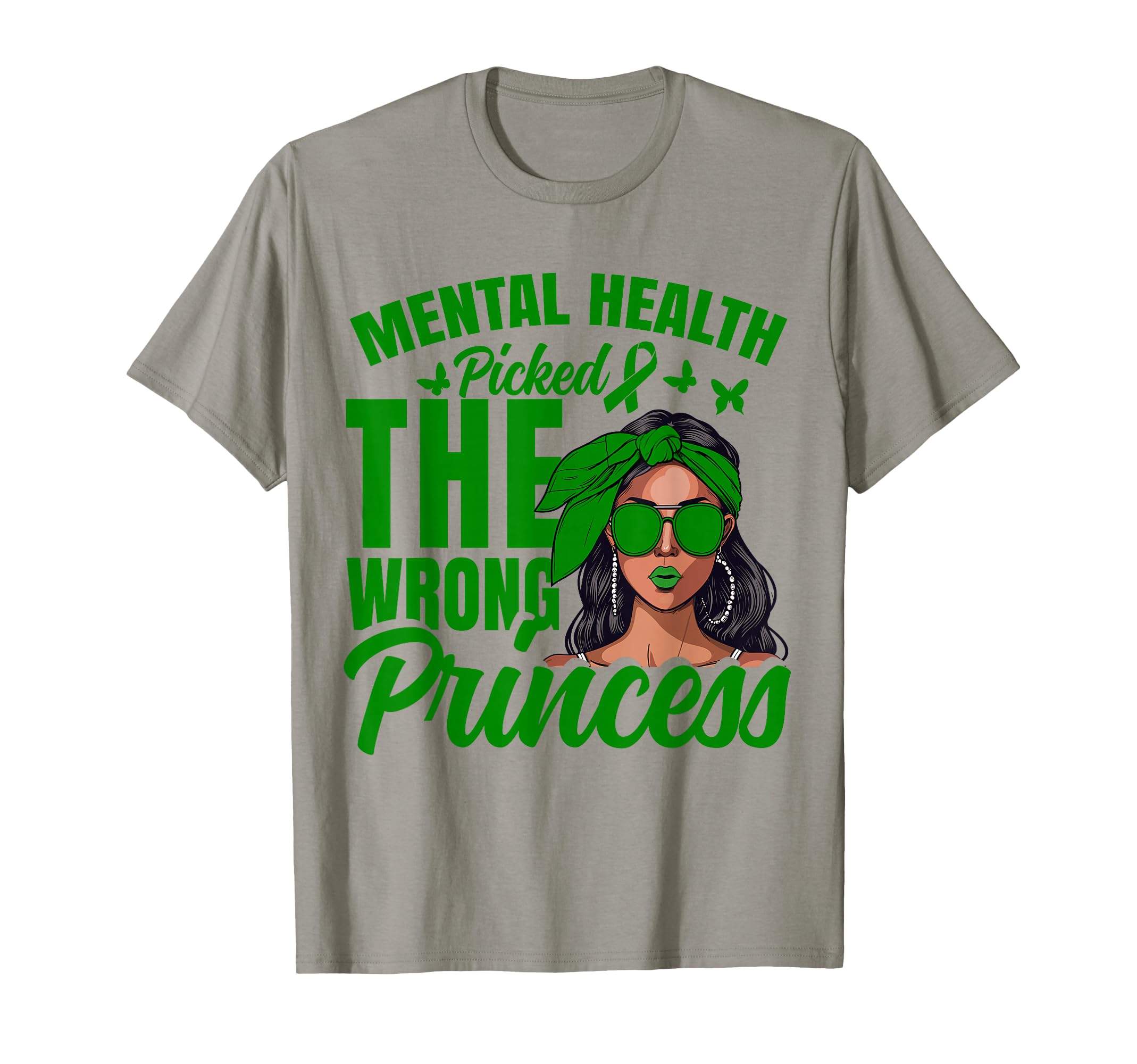 Mental Health Awareness Princess T-Shirt - Streetwear Style for Adults - T-Shirt, Sweatshirt, Hoodie