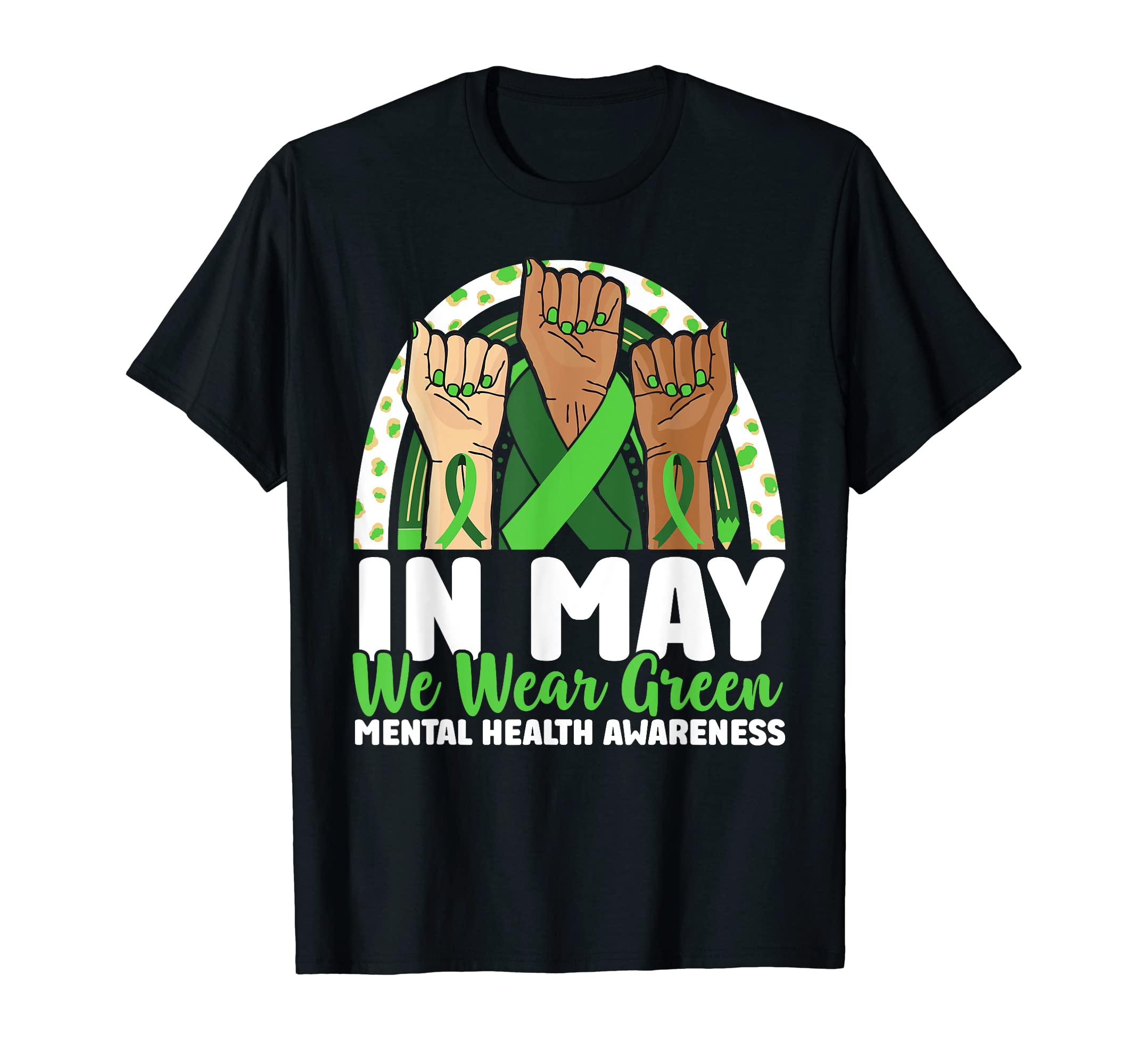 Green Messy Bun May We Wear Green T-Shirt - Casual Everyday Wear Men Women - T-Shirt, Sweatshirt, Hoodie