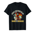 Easily Distracted Books And Dragons Nerds T-Shirt - Novelty Apparel Unisex - T-Shirt, Sweatshirt, Hoodie