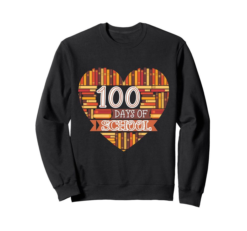 100 Days Books Reading Teacher 100Th Sweatshirt - Graphic Print for Adults - T-Shirt, Sweatshirt, Hoodie