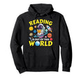 Reading Is Out This World Space Book Hoodie - Trendy Graphic Men Women - T-Shirt, Sweatshirt, Hoodie