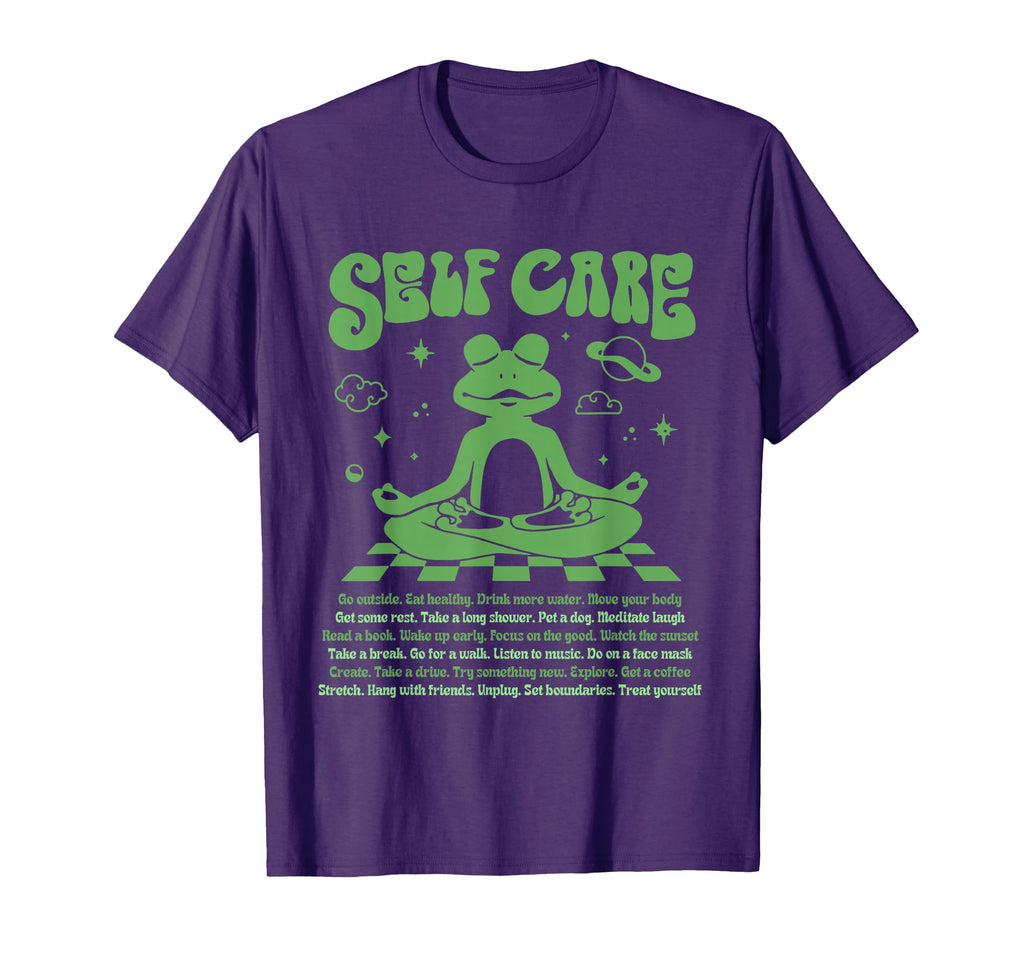 Self Care Positive Aesthetic Self T-Shirt - Casual Everyday Wear Men Women - T-Shirt, Sweatshirt, Hoodie