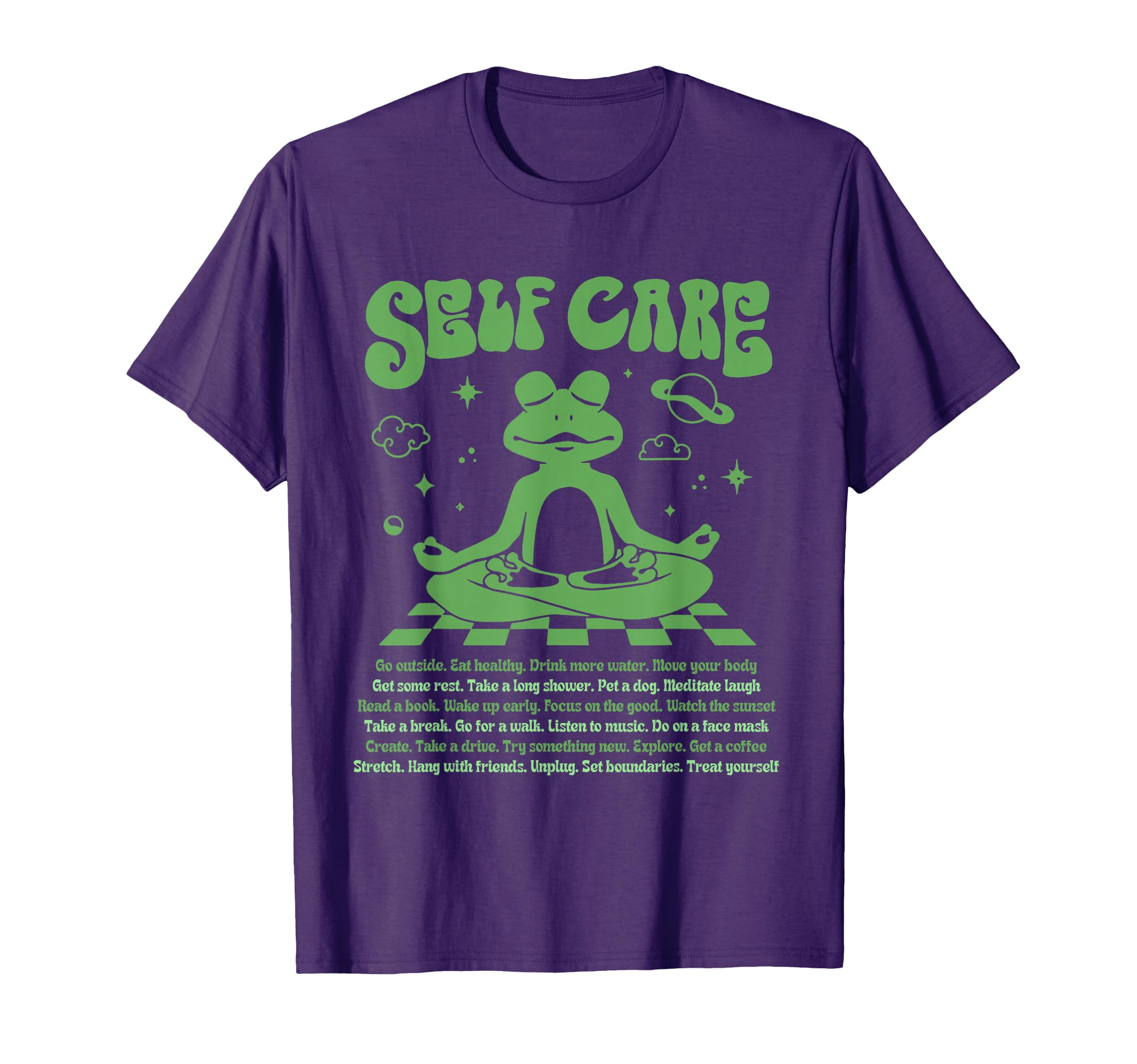 Self Care Positive Aesthetic Self T-Shirt - Casual Everyday Wear Men Women - T-Shirt, Sweatshirt, Hoodie