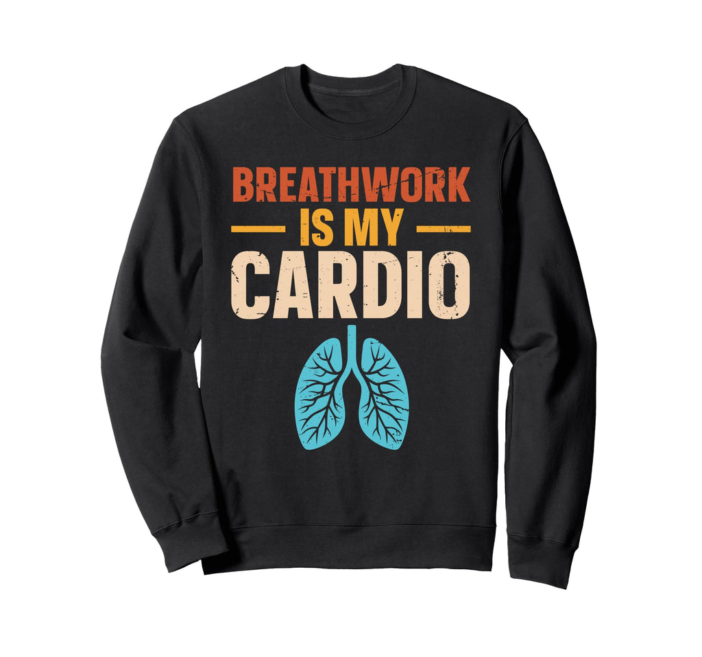 Breathwork Practitioner And Breathing Sweatshirt - Graphic Print Men Women - T-Shirt, Sweatshirt, Hoodie