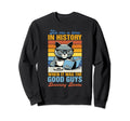 Banned Book Cat Reading When It Was Sweatshirt - Graphic Print for Adults - T-Shirt, Sweatshirt, Hoodie