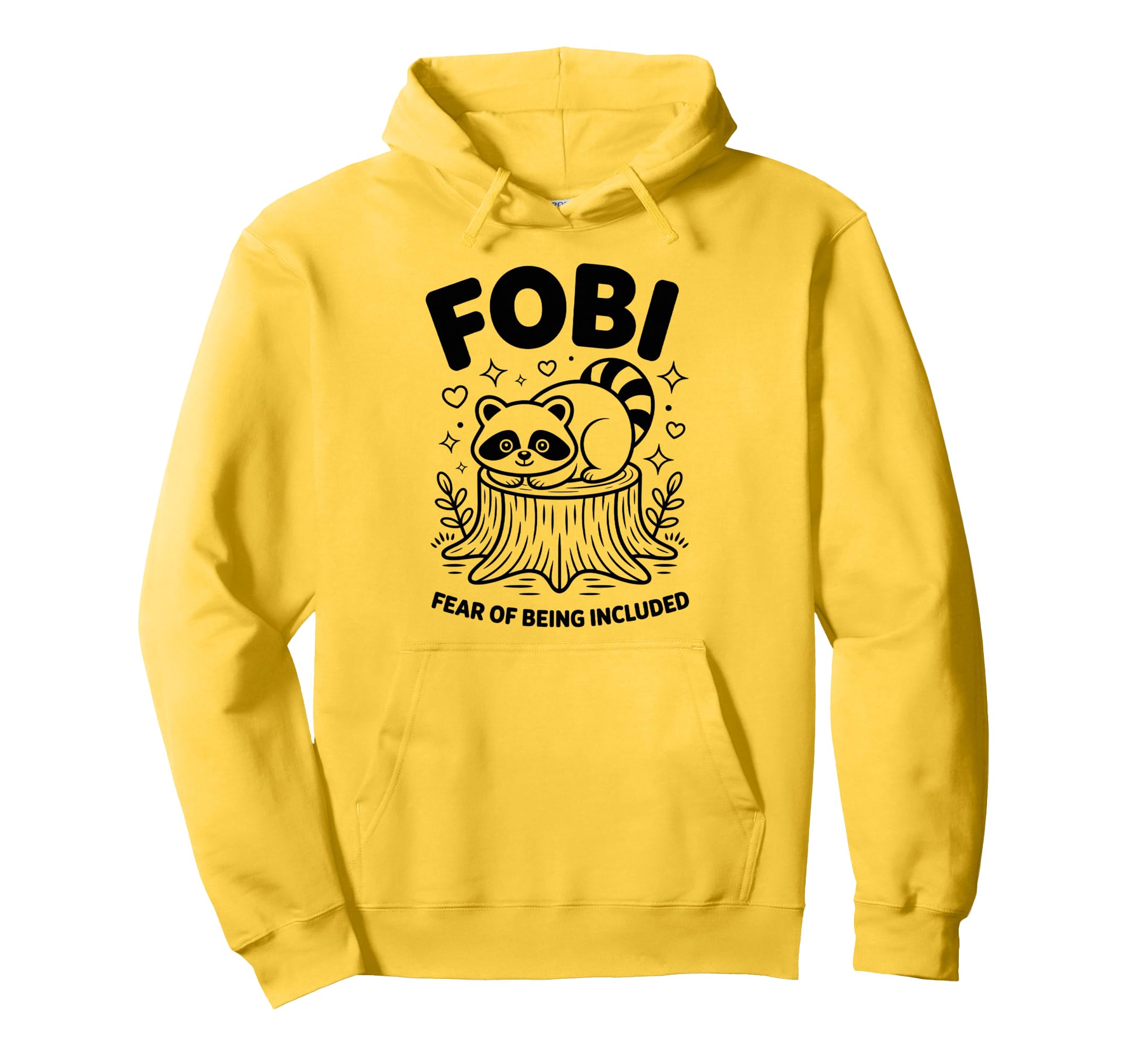 Fobi Fear Being Included Pet Owner Hoodie - Aesthetic Graphic Unisex - T-Shirt, Sweatshirt, Hoodie