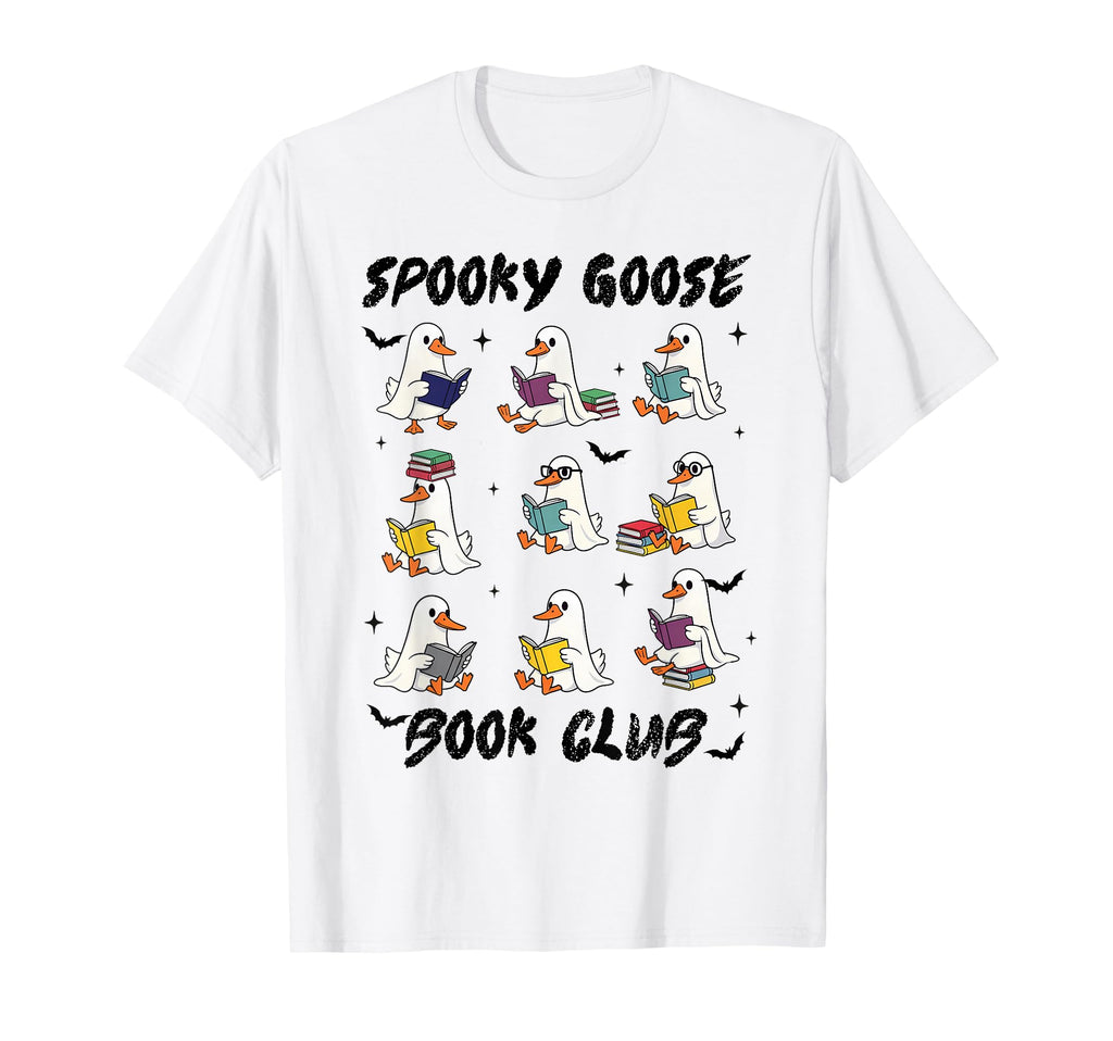 Halloween Vibes Reading Bookish Spooky T-Shirt - Aesthetic Graphic Unisex - T-Shirt, Sweatshirt, Hoodie