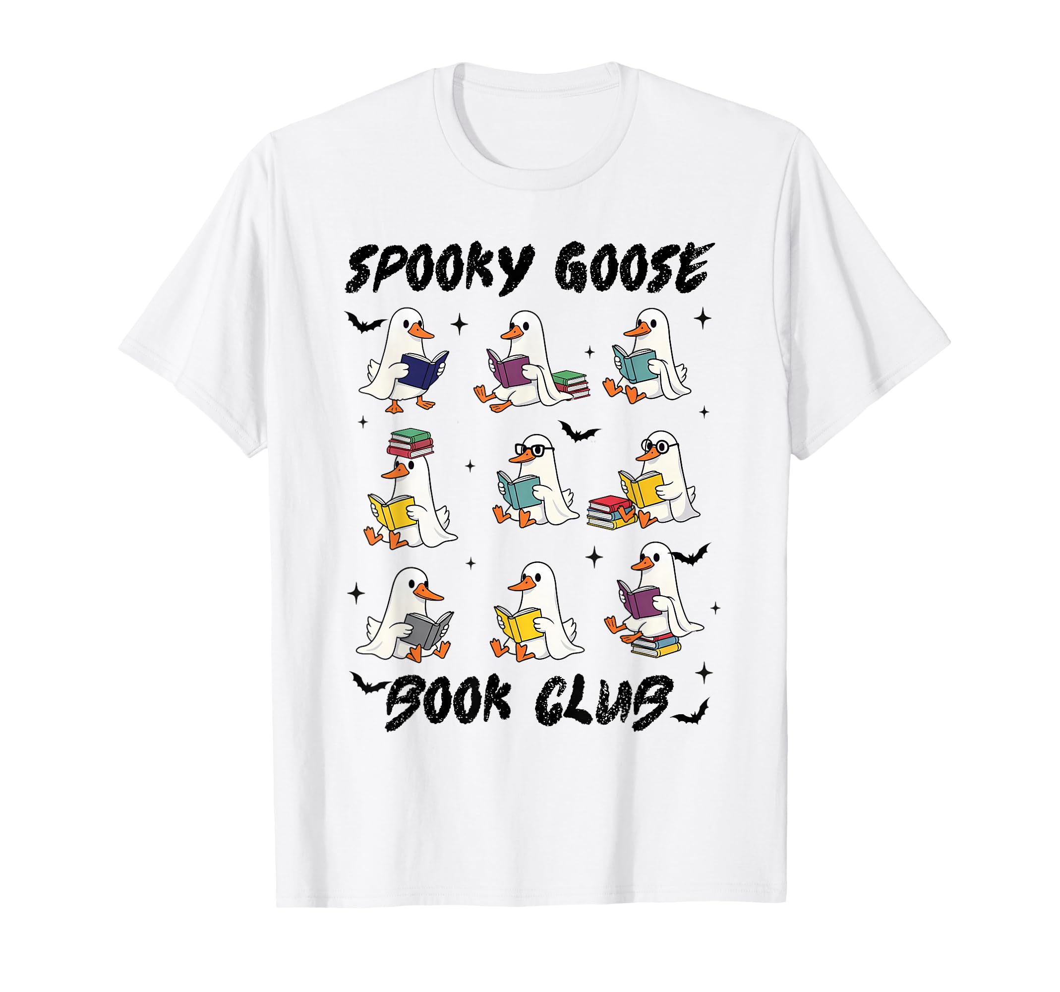 Halloween Vibes Reading Bookish Spooky T-Shirt - Aesthetic Graphic Unisex - T-Shirt, Sweatshirt, Hoodie