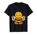 Meditation Bee Yoga Pose Relaxing Animal T-Shirt - Aesthetic Graphic Unisex - T-Shirt, Sweatshirt, Hoodie