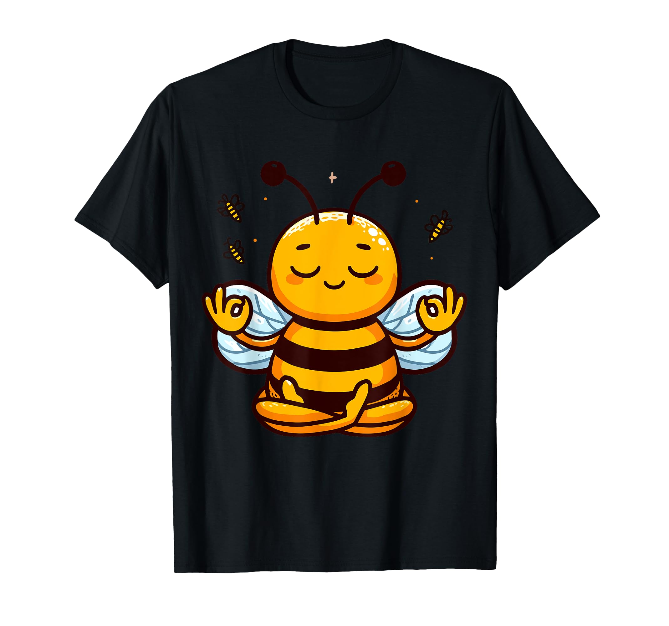 Meditation Bee Yoga Pose Relaxing Animal T-Shirt - Aesthetic Graphic Unisex - T-Shirt, Sweatshirt, Hoodie