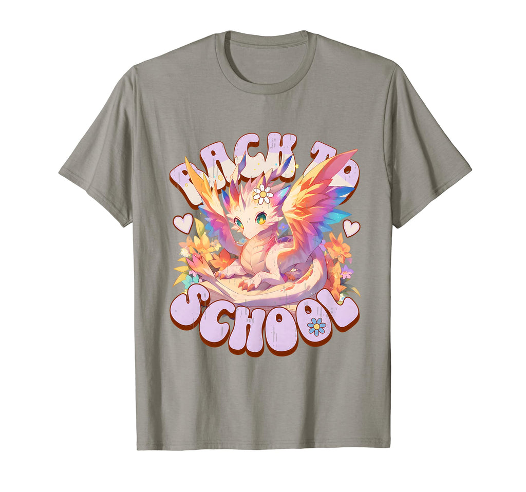 Lovely Dragon Back 2 School Bookworm T-Shirt - Unique Graphic Men Women - T-Shirt, Sweatshirt, Hoodie