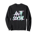 Anti Social Introvert I Hate Sweatshirt - Minimalist Print for Adults - T-Shirt, Sweatshirt, Hoodie