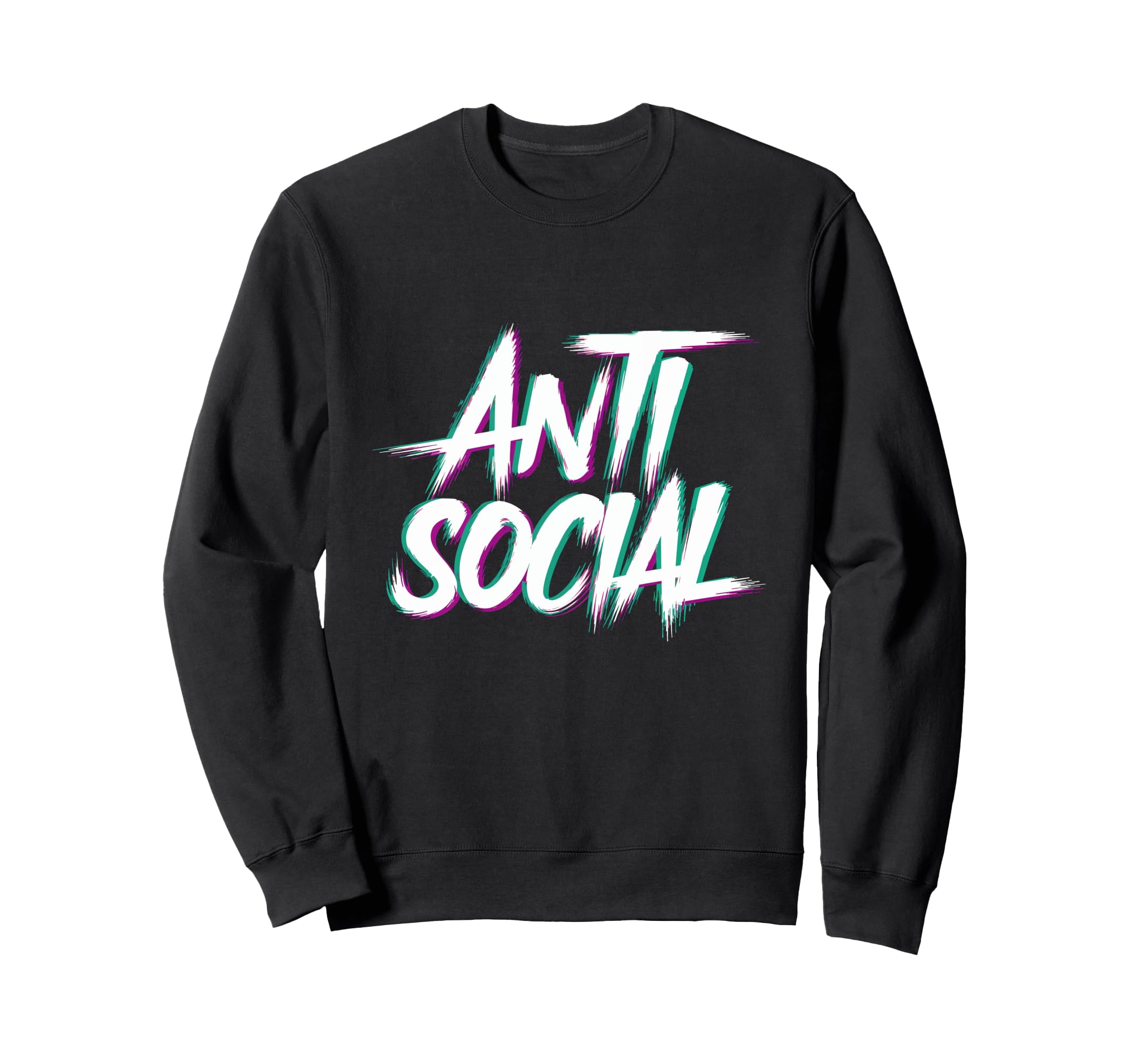 Anti Social Introvert I Hate Sweatshirt - Minimalist Print for Adults - T-Shirt, Sweatshirt, Hoodie