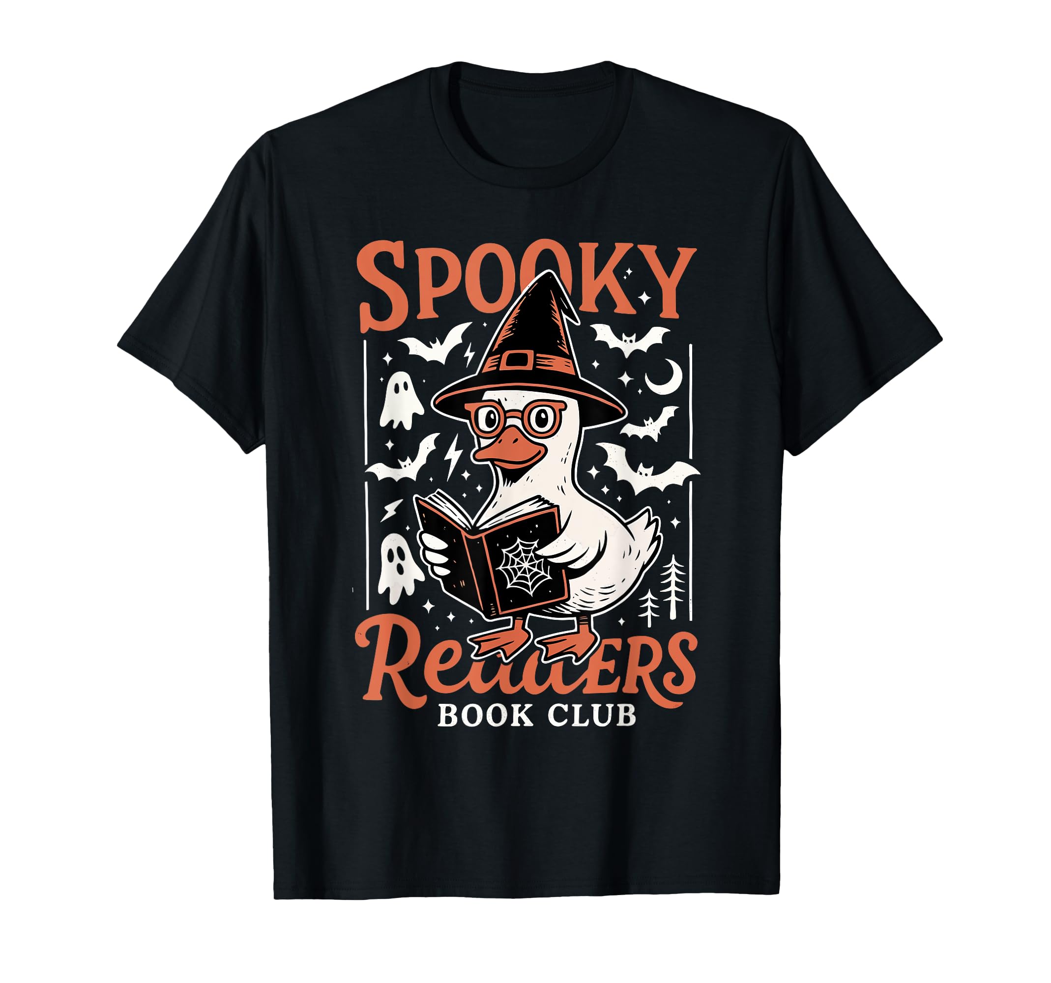 Spooky Readers Book Club Goose T-Shirt - Custom Art Print for Adults - T-Shirt, Sweatshirt, Hoodie