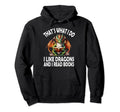 That S What I Do I Like Dragons And I Read Hoodie - Unique Graphic Unisex - T-Shirt, Sweatshirt, Hoodie