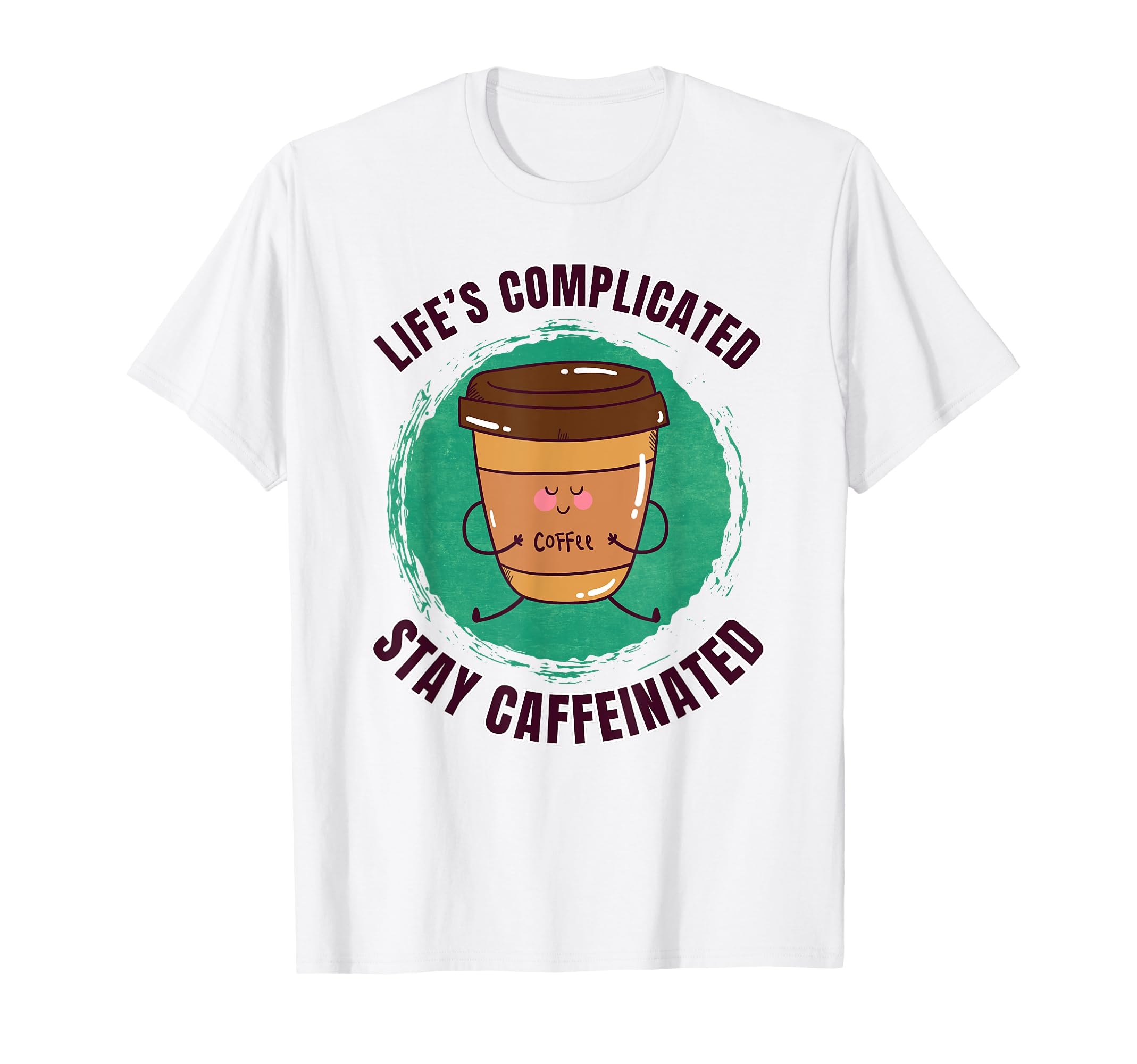 Funny Coffee Motivation Yoga Mindfulness T-Shirt - Unique Graphic Unisex - T-Shirt, Sweatshirt, Hoodie