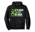 Its Okay To Not Be Okay Mental Health Hoodie - Minimalist Print for Adults - T-Shirt, Sweatshirt, Hoodie