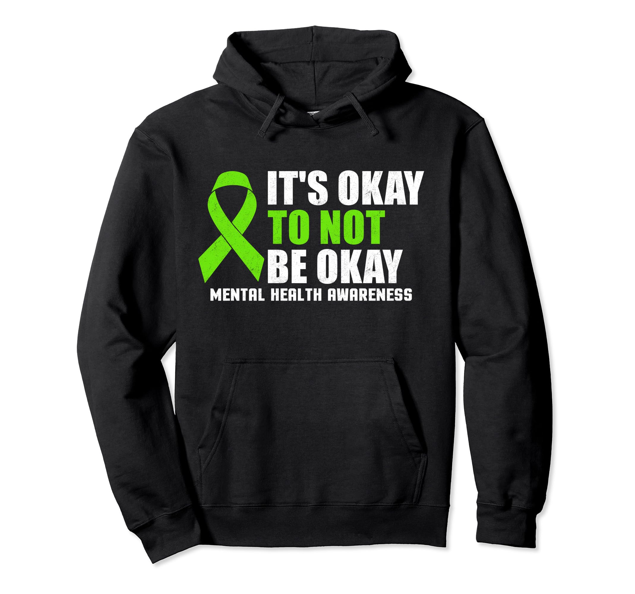 Its Okay To Not Be Okay Mental Health Hoodie - Minimalist Print for Adults - T-Shirt, Sweatshirt, Hoodie