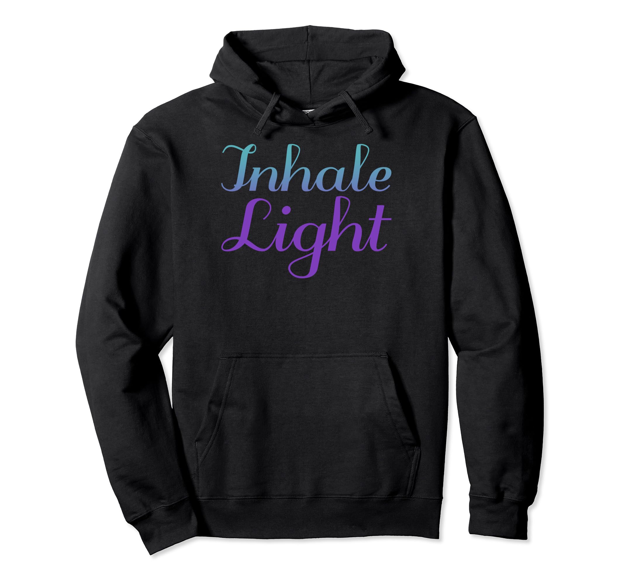 Inhale Light Mental Health Awareness Hoodie - Custom Art Print for Adults - T-Shirt, Sweatshirt, Hoodie
