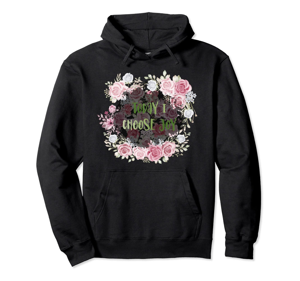Green Watercolour Roses Flower Today I Hoodie - Minimalist Print Unisex - T-Shirt, Sweatshirt, Hoodie