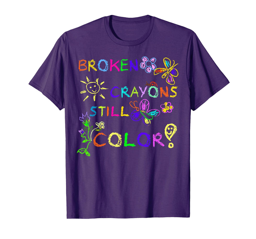 Funny Broken Crayons Still Color T-Shirt - Casual Everyday Wear Unisex - T-Shirt, Sweatshirt, Hoodie