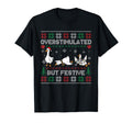 Overstimulated But Festive Goose Ugly T-Shirt - Minimalist Print Unisex - T-Shirt, Sweatshirt, Hoodie