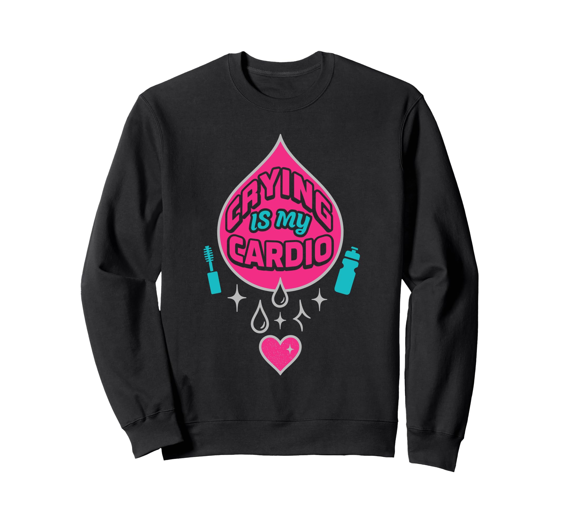 Hot Anxiety Glam Therapy Overthinking Sweatshirt - Graphic Print Unisex - T-Shirt, Sweatshirt, Hoodie