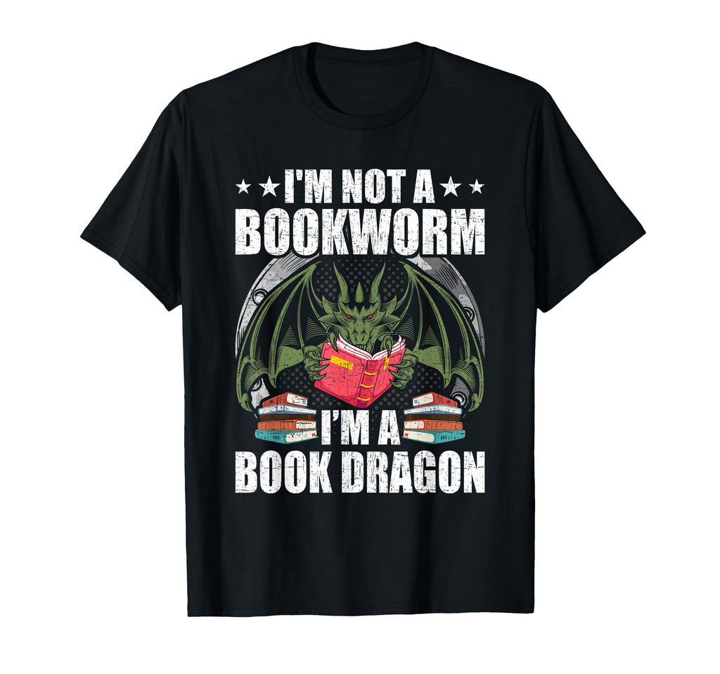 Im Book Dragon Not Worm Book Lovers T-Shirt - Trendy Graphic for Adults - T-Shirt, Sweatshirt, Hoodie
