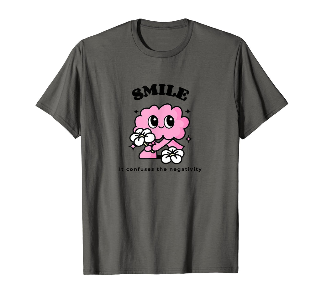 Mental Health Smile T-Shirt - Trendy Graphic Men Women - T-Shirt, Sweatshirt, Hoodie
