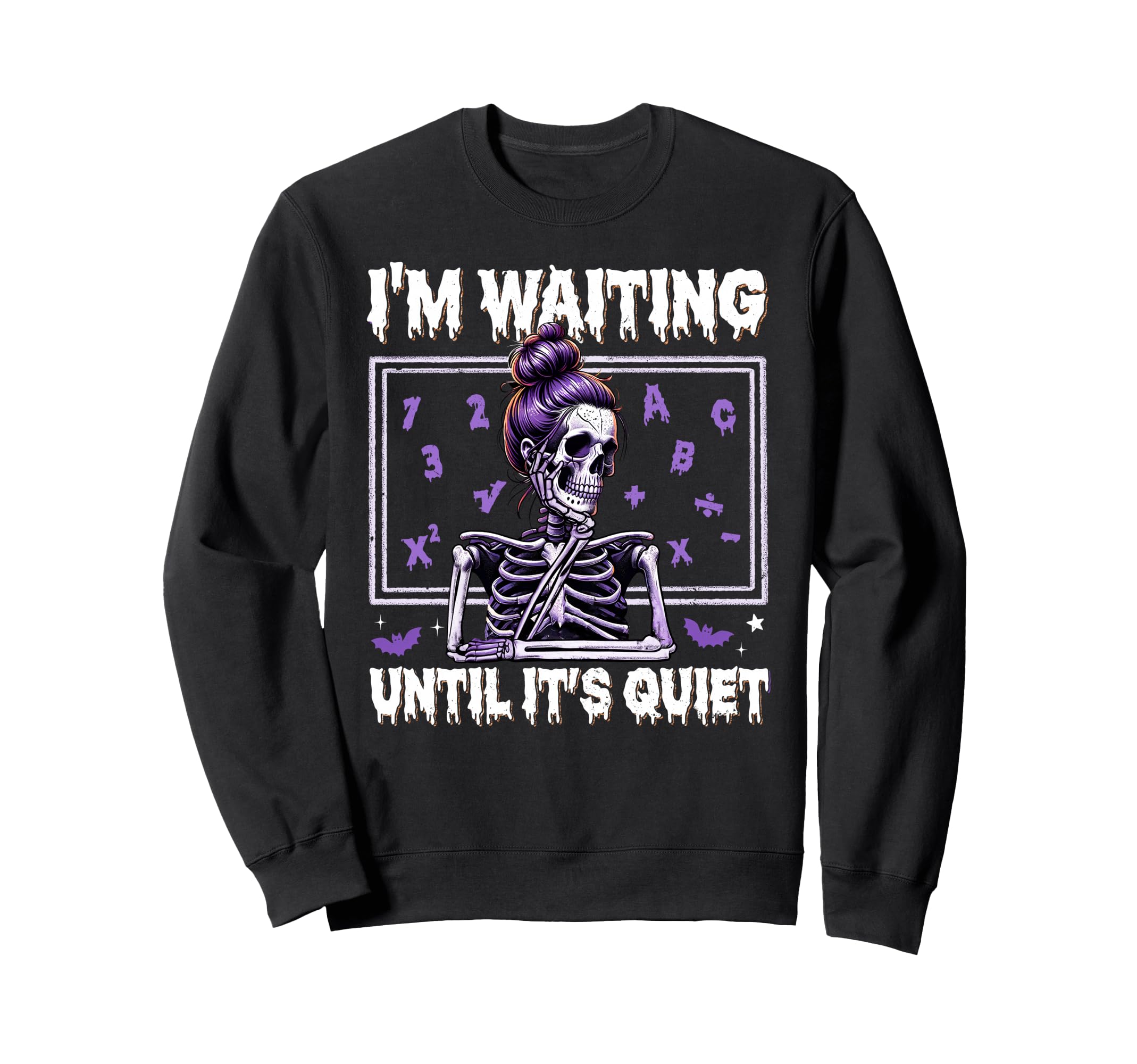 Im Waiting Until Its Quiet Sweatshirt - Custom Art Print for Adults - T-Shirt, Sweatshirt, Hoodie