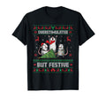 Funny Possum Ugly Overstimulated Festive T-Shirt - Trendy Graphic Unisex - T-Shirt, Sweatshirt, Hoodie