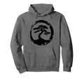 Bonsai Tree Silhouette Enso Circle Zen Hoodie - Unique Graphic Men Women - T-Shirt, Sweatshirt, Hoodie