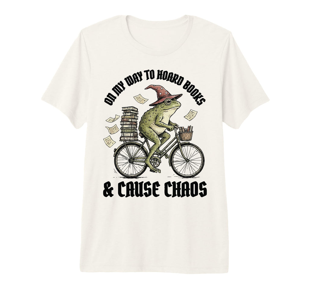 My Way To Hoard Books And Cause T-Shirt - Custom Art Print for Adults - T-Shirt, Sweatshirt, Hoodie