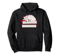 Cat Book Librarian Pet Kitten Owner Hoodie - Novelty Apparel Men Women - T-Shirt, Sweatshirt, Hoodie