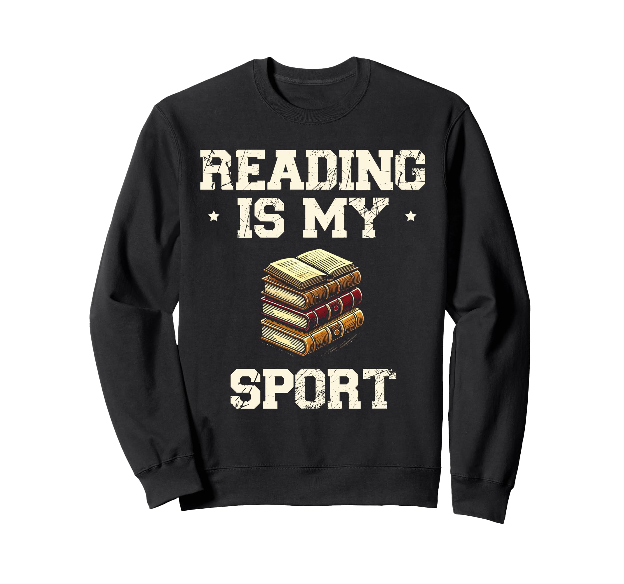 Reading Is My Sport Library Book Books Sweatshirt - Novelty Apparel Unisex - T-Shirt, Sweatshirt, Hoodie