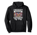 Library Assistant Librarian Library Hoodie - Graphic Print Men Women - T-Shirt, Sweatshirt, Hoodie