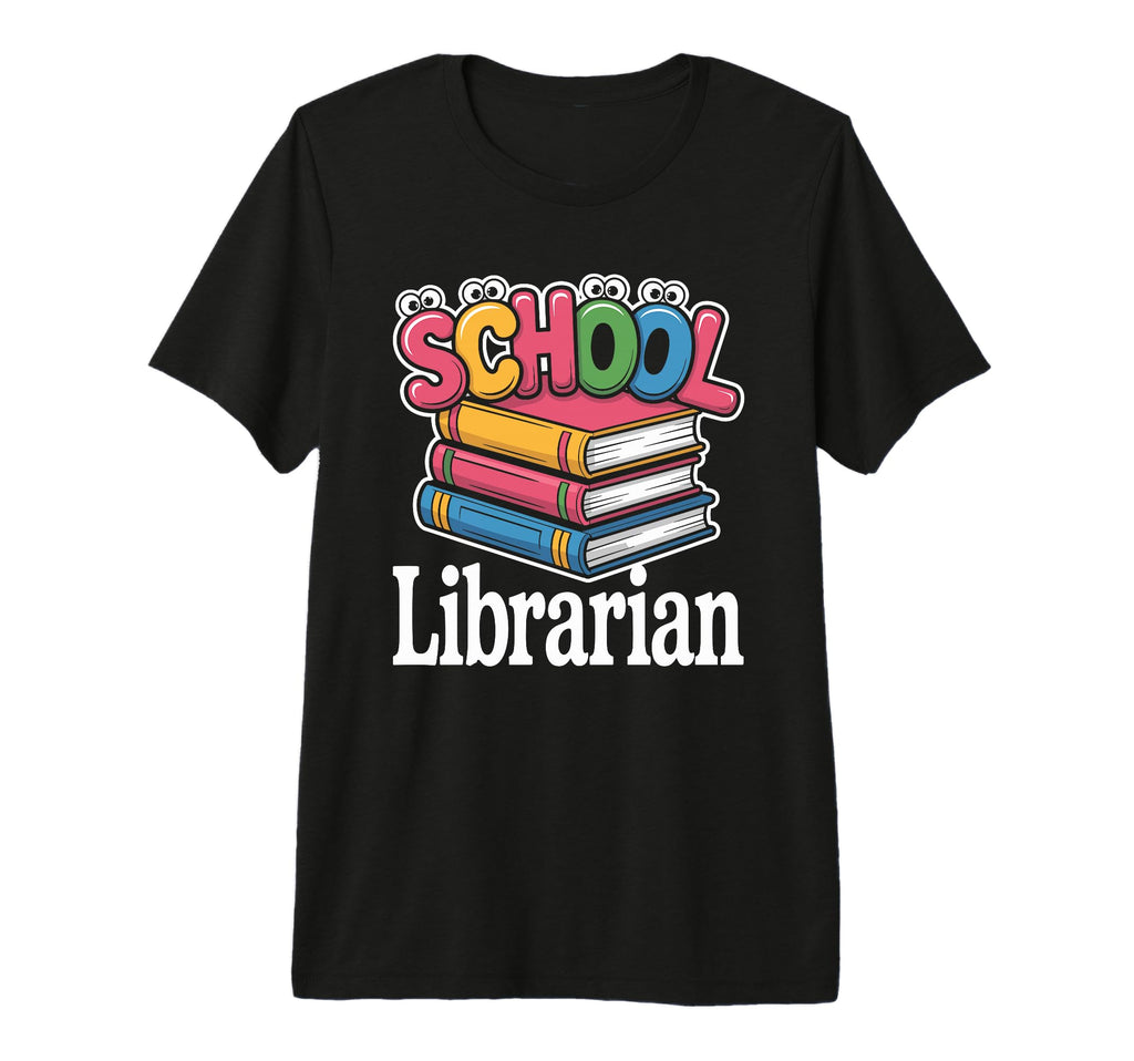 School Librarian Bibliophile Book T-Shirt - Trendy Graphic for Adults - T-Shirt, Sweatshirt, Hoodie