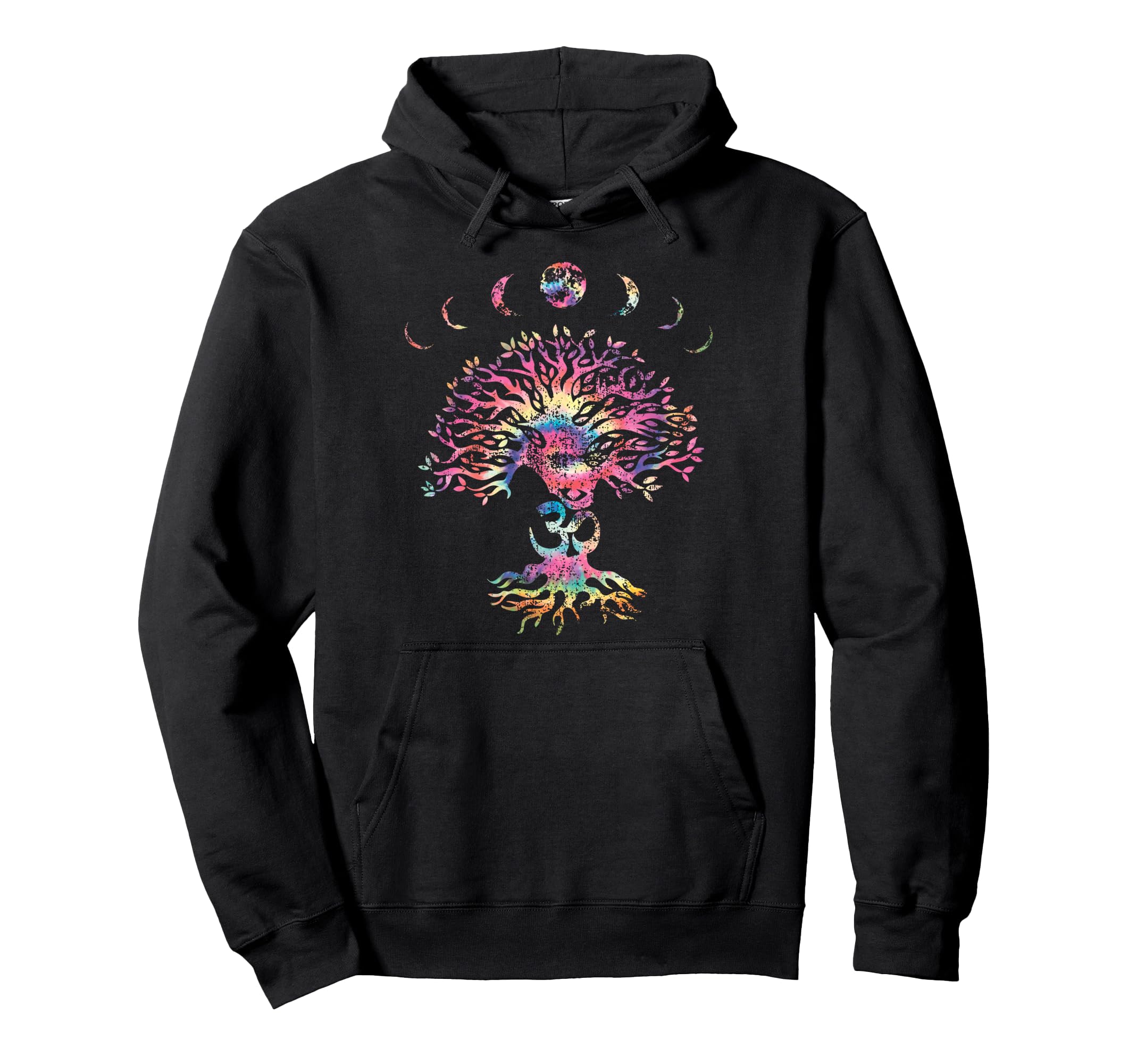 Sacred Yoga Tree Meditation Om Hoodie - Casual Everyday Wear Unisex - T-Shirt, Sweatshirt, Hoodie
