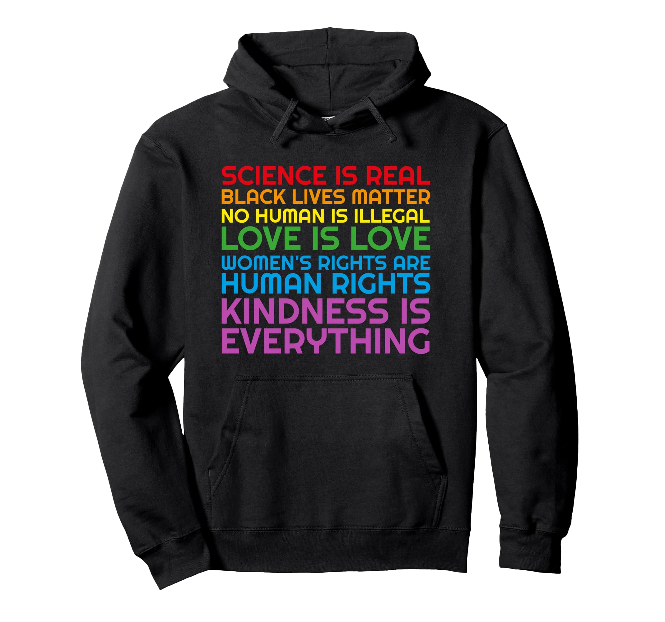 Rainbow Black Lives Matter Science Glbtq Hoodie - Streetwear Style Unisex - T-Shirt, Sweatshirt, Hoodie