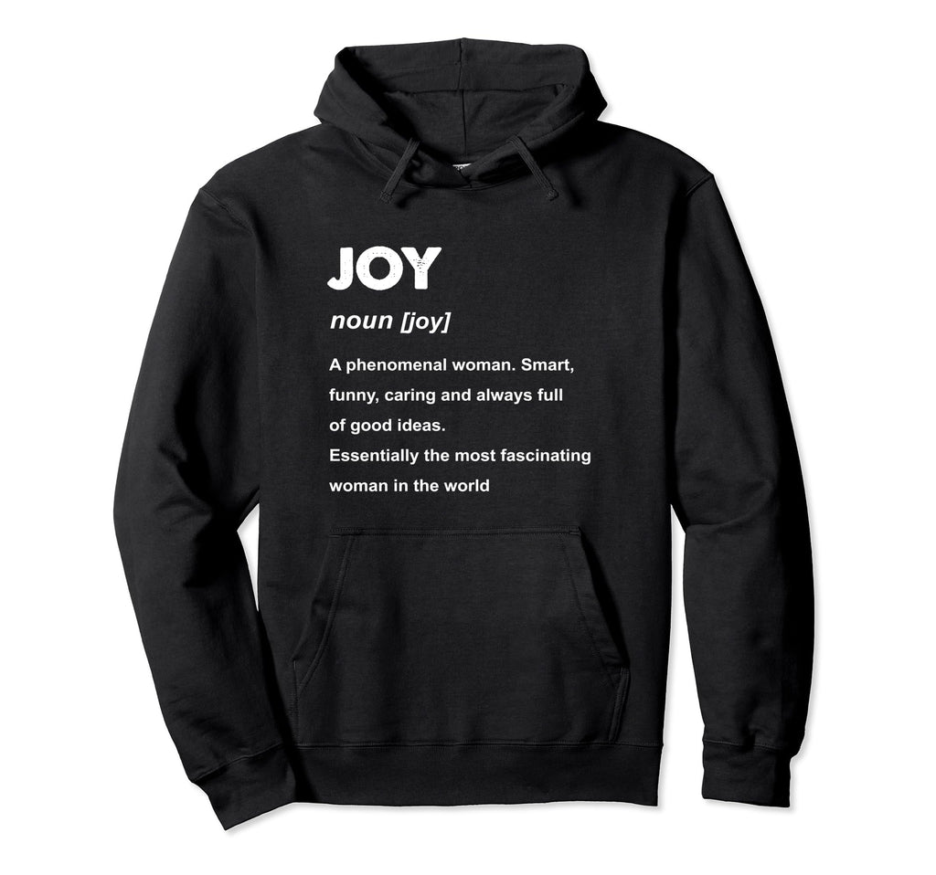 Joy Name Hoodie - Minimalist Print for Adults - T-Shirt, Sweatshirt, Hoodie