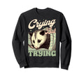 Anxiety Mental Health Funny Opossum Sweatshirt - Graphic Print Men Women - T-Shirt, Sweatshirt, Hoodie