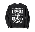 Book Lover Bookworm Storytelling Sweatshirt - Minimalist Print Unisex - T-Shirt, Sweatshirt, Hoodie